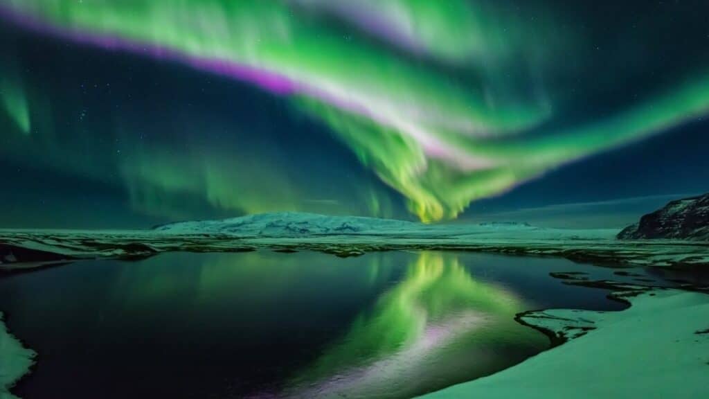 Witnessing the Northern Lights in Iceland